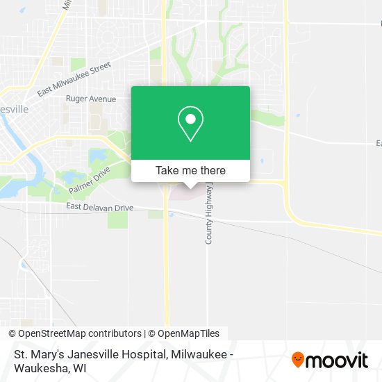 Mapa de St. Mary's Janesville Hospital