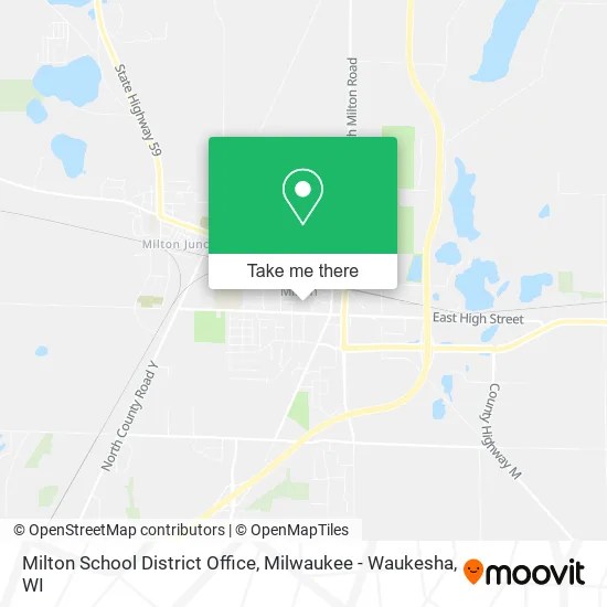 Mapa de Milton School District Office