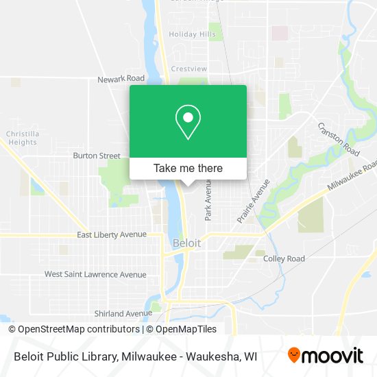 Beloit Public Library map