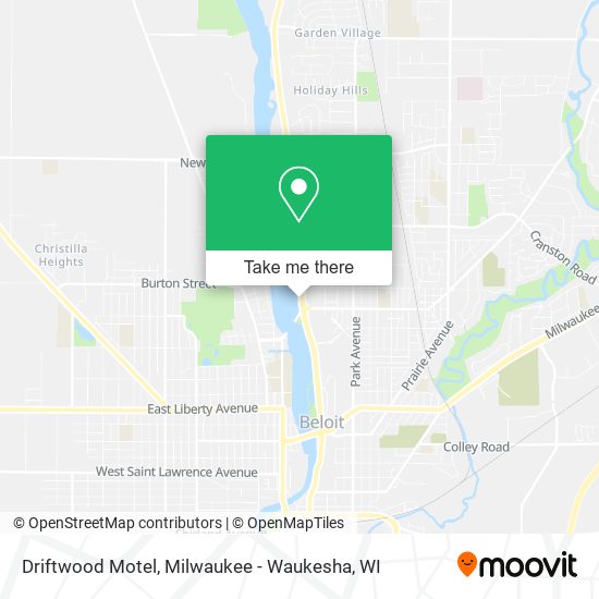 Mapa de Driftwood Motel