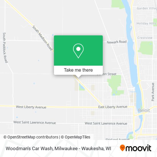 Mapa de Woodman's Car Wash