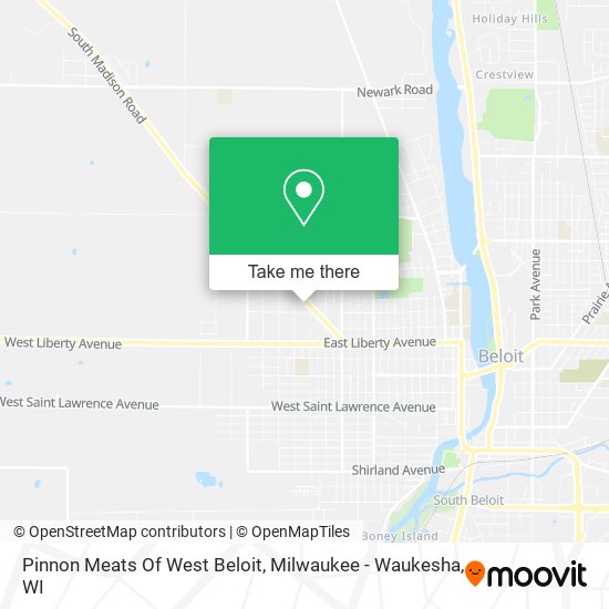 Mapa de Pinnon Meats Of West Beloit