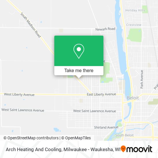 Arch Heating And Cooling map