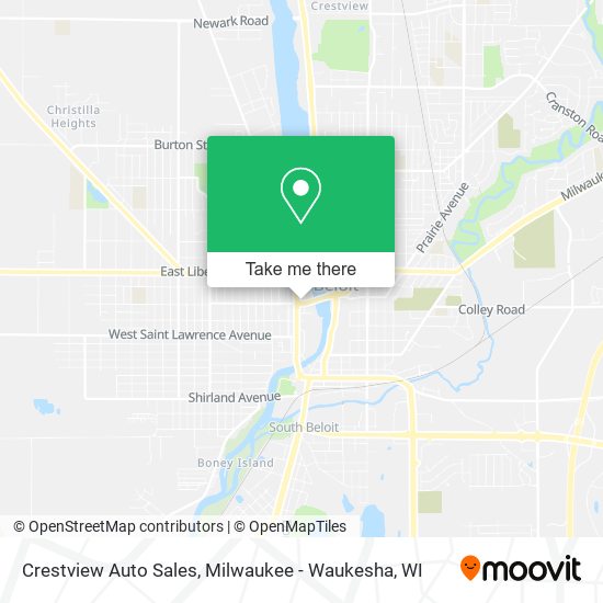 Crestview Auto Sales map