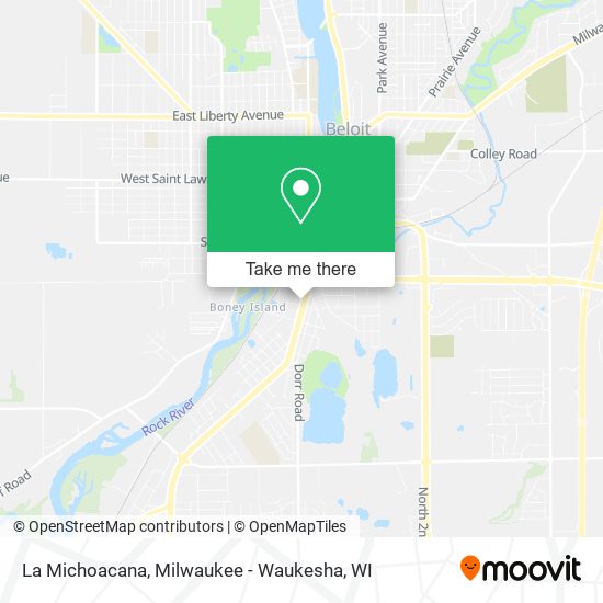 La Michoacana map
