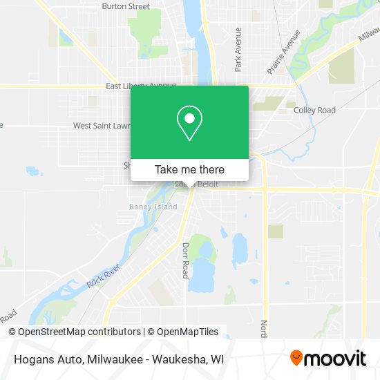 Hogans Auto map