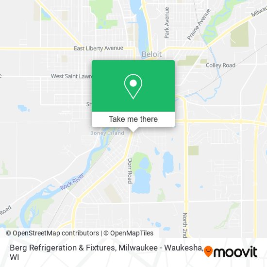 Mapa de Berg Refrigeration & Fixtures