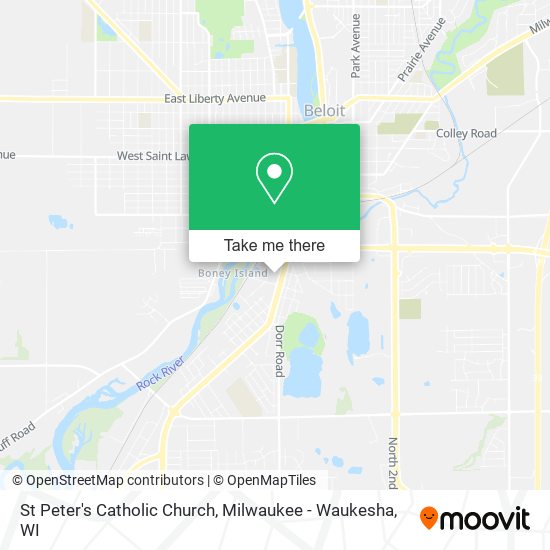 St Peter's Catholic Church map