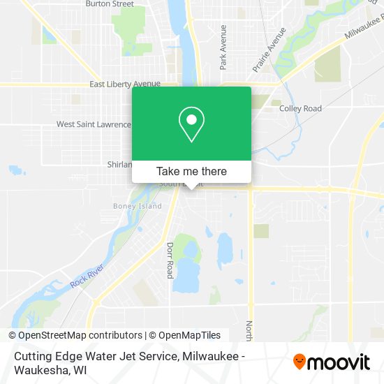 Mapa de Cutting Edge Water Jet Service