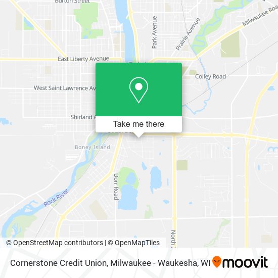 Cornerstone Credit Union map