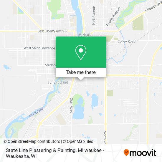 State Line Plastering & Painting map