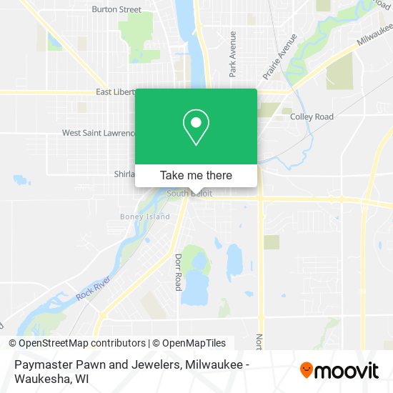 Paymaster Pawn and Jewelers map