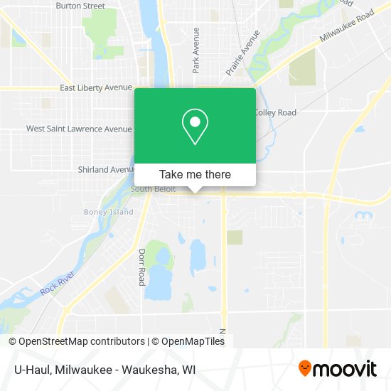 U-Haul map