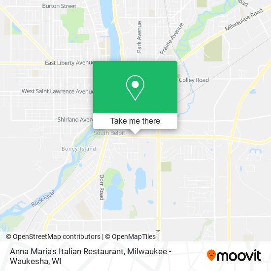 Mapa de Anna Maria's Italian Restaurant