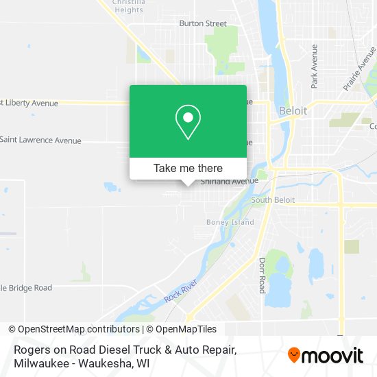 Mapa de Rogers on Road Diesel Truck & Auto Repair