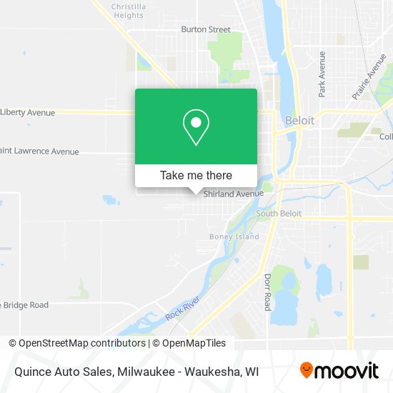 Quince Auto Sales map