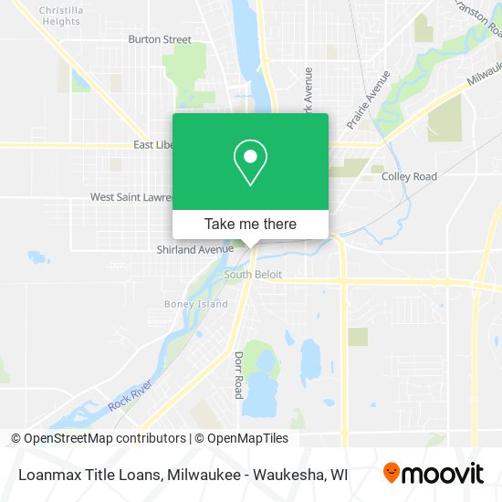 Mapa de Loanmax Title Loans