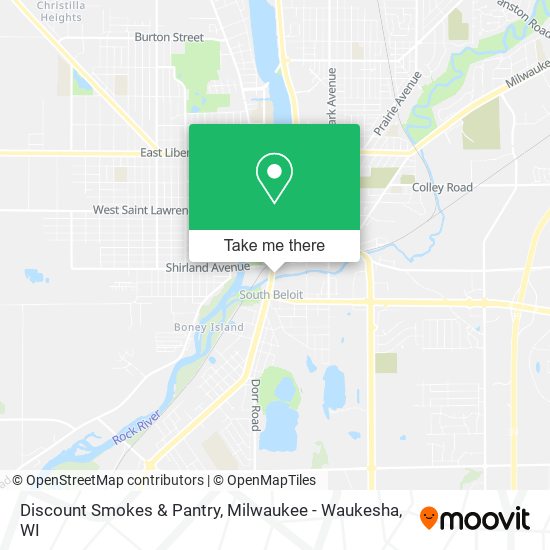 Mapa de Discount Smokes & Pantry