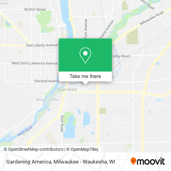 Gardening America map