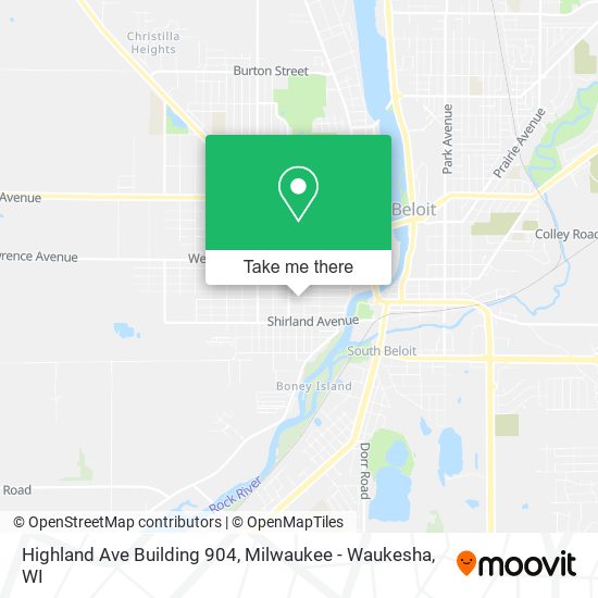 Highland Ave Building 904 map