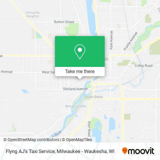 Mapa de Flyng AJ's Taxi Service