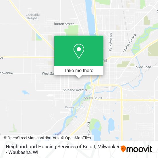 Neighborhood Housing Services of Beloit map
