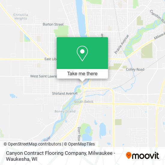Mapa de Canyon Contract Flooring Company
