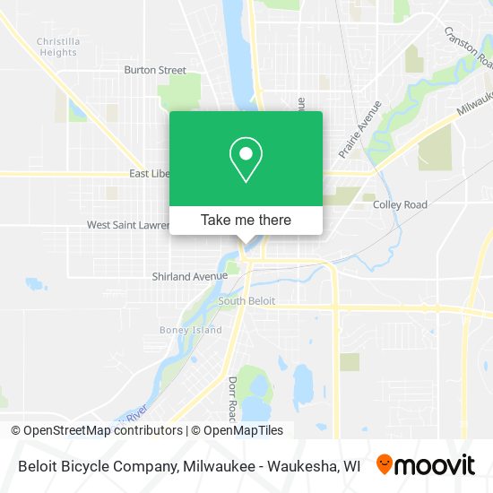 Mapa de Beloit Bicycle Company