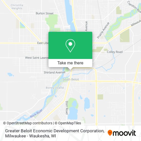 Greater Beloit Economic Development Corporation map