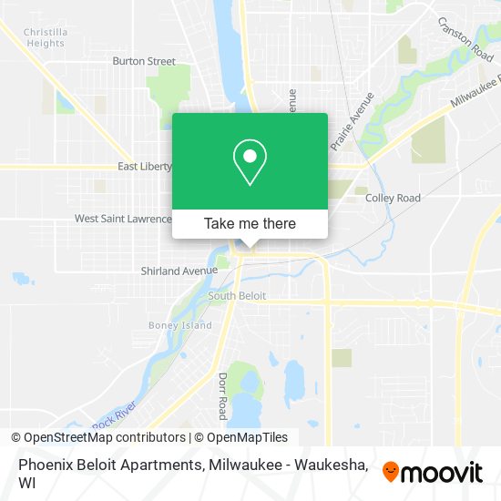 Phoenix Beloit Apartments map