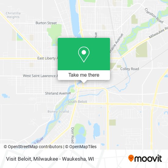 Mapa de Visit Beloit