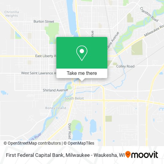 First Federal Capital Bank map