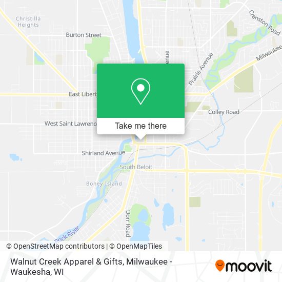 Walnut Creek Apparel & Gifts map