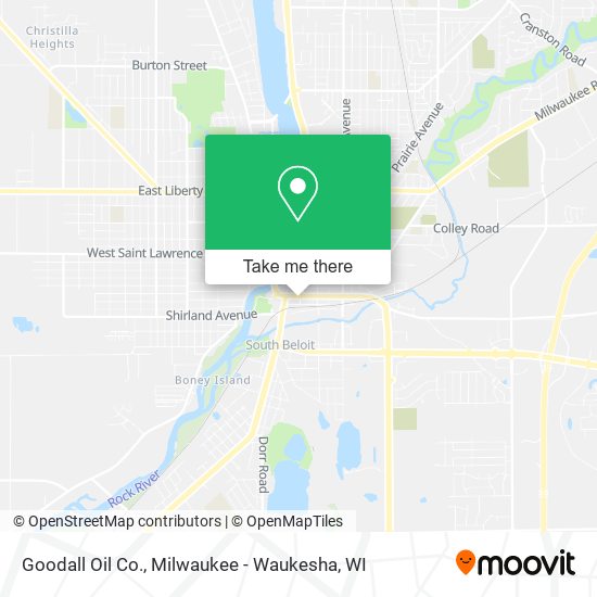 Goodall Oil Co. map