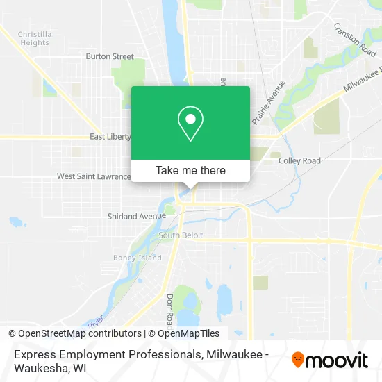 Mapa de Express Employment Professionals
