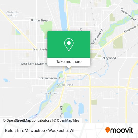 Mapa de Beloit Inn