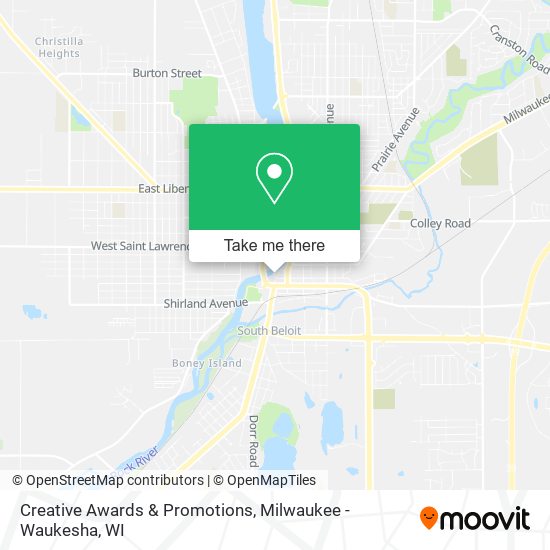 Mapa de Creative Awards & Promotions