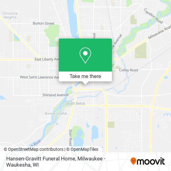 Hansen-Gravitt Funeral Home map