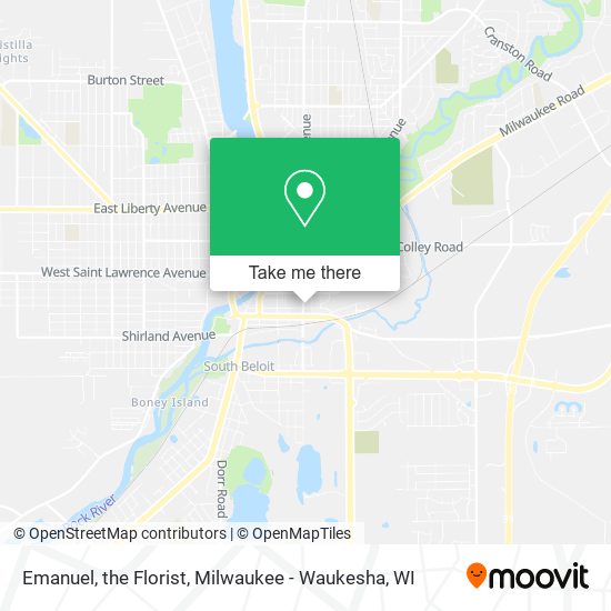 Emanuel, the Florist map