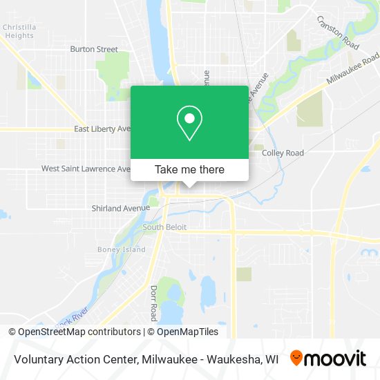 Voluntary Action Center map