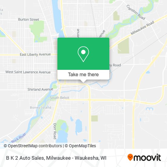 B K 2 Auto Sales map