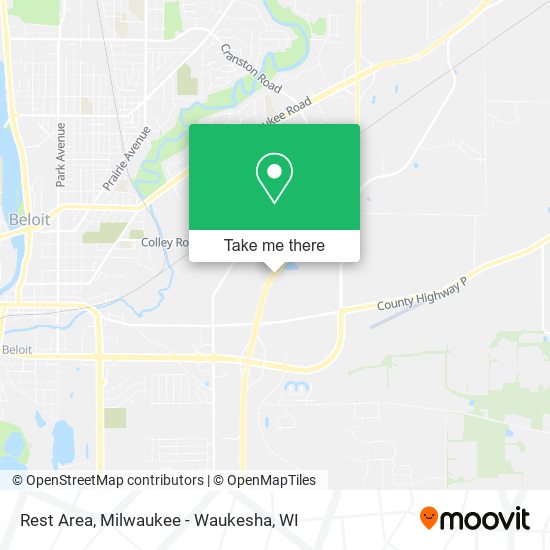 Mapa de Rest Area