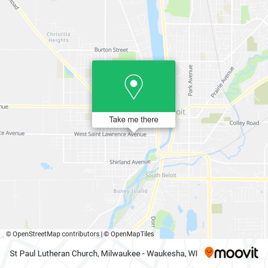 St Paul Lutheran Church map