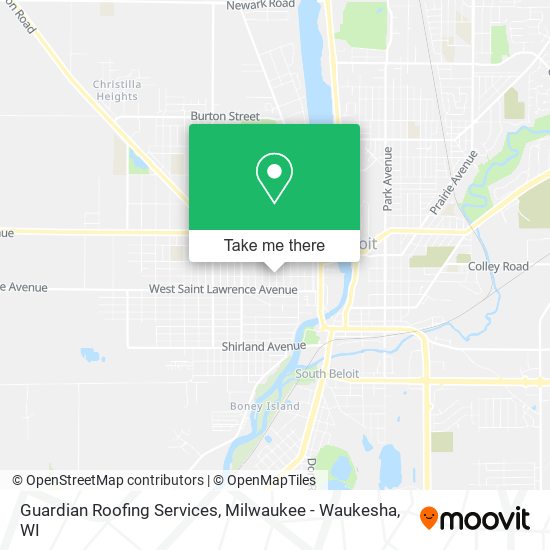 Guardian Roofing Services map