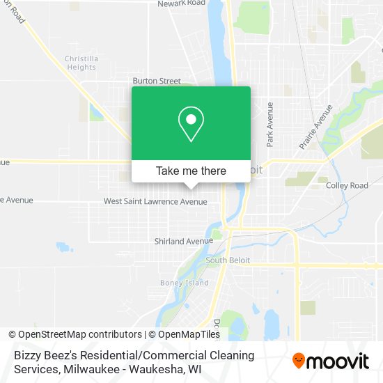 Mapa de Bizzy Beez's Residential / Commercial Cleaning Services