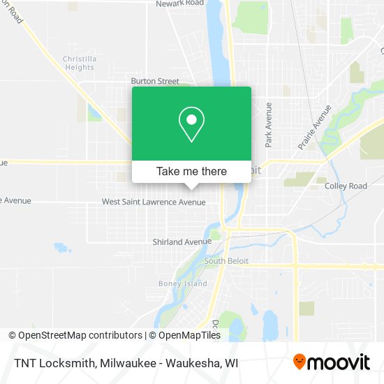 TNT Locksmith map
