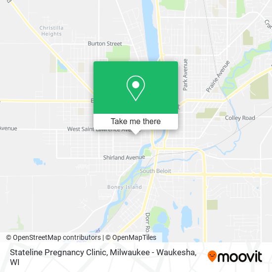 Mapa de Stateline Pregnancy Clinic