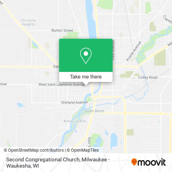 Mapa de Second Congregational Church