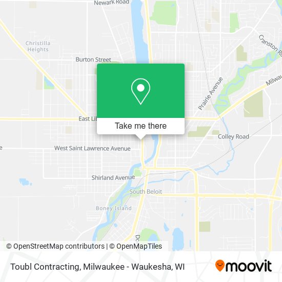 Toubl Contracting map