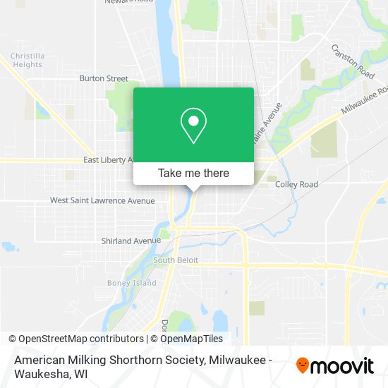 Mapa de American Milking Shorthorn Society